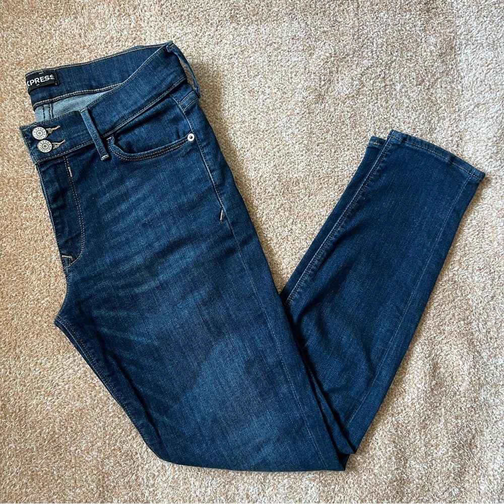 Express Cropped Legging Mid Rise Jean